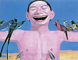 Yue Minjun The Scarecrow painting